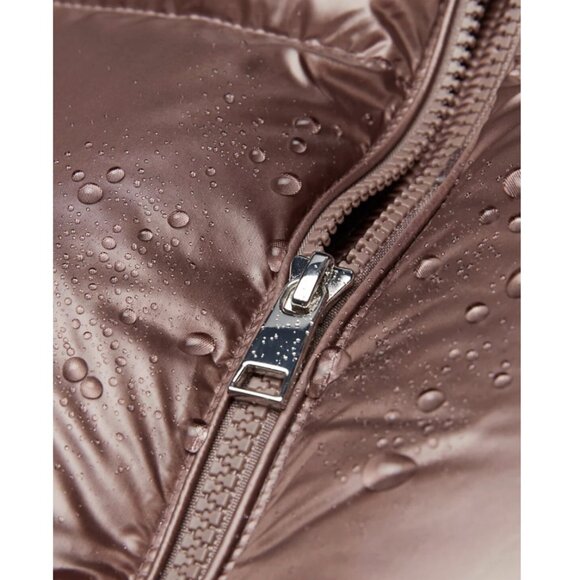 Aritzia The Group by Babaton the Park City Puffer Jacket Metallic Stone Medium - Picture 3 of 9